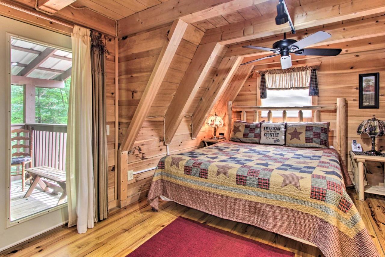 A-Frame Cabin With Hot Tub Less Than 1 Mi To Ober Gatlinburgヴィラ エクステリア 写真