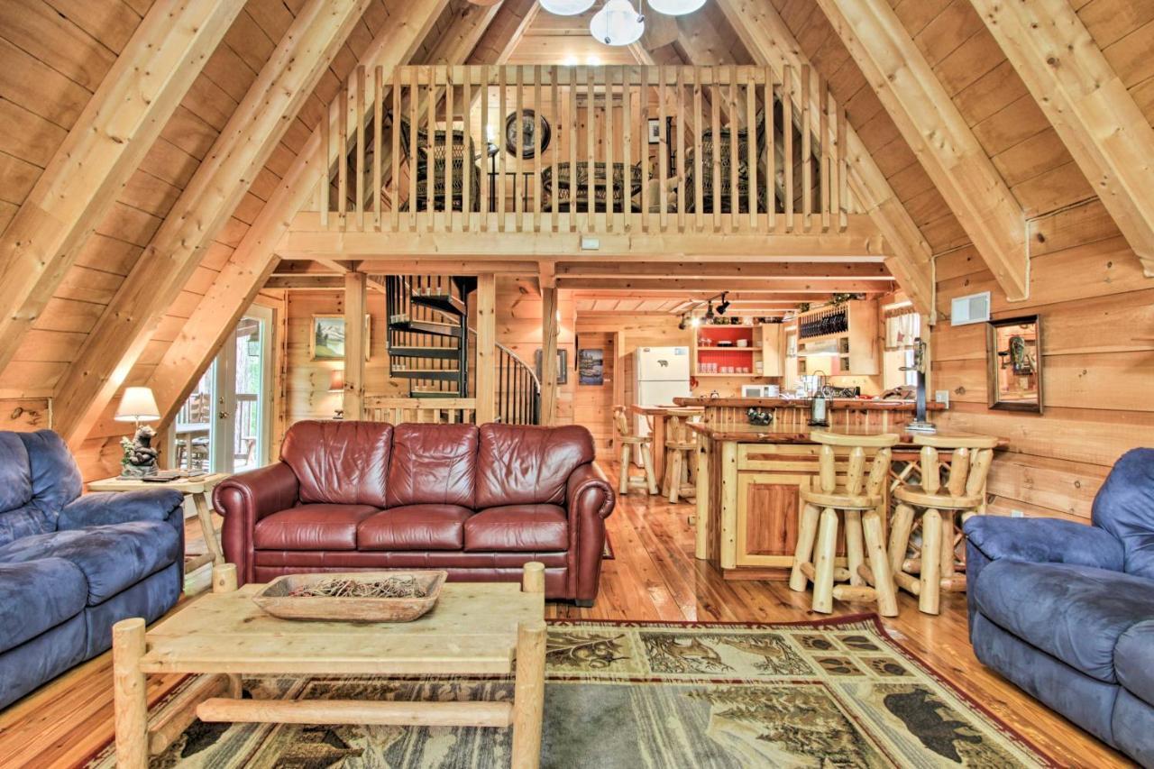 A-Frame Cabin With Hot Tub Less Than 1 Mi To Ober Gatlinburgヴィラ エクステリア 写真