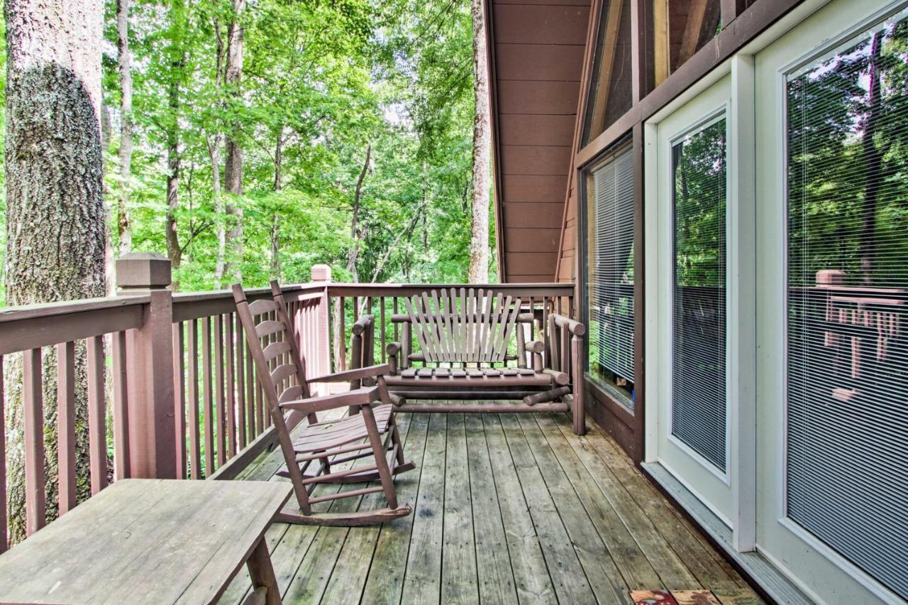 A-Frame Cabin With Hot Tub Less Than 1 Mi To Ober Gatlinburgヴィラ エクステリア 写真